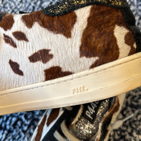 P448 low-tops - stunning cowhide leather only lightly worn great Italian sneaks - Picture 6 of 13